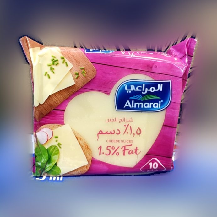 جبن شرائح المراعي قليل الدسم 10قطع 200غم *** 2